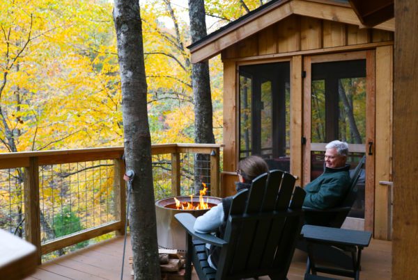 This image portrays Valentine's Day Plans: A Treehouse Getaway by Treehouse Grove at Norton Creek | Gatlinburg, TN.