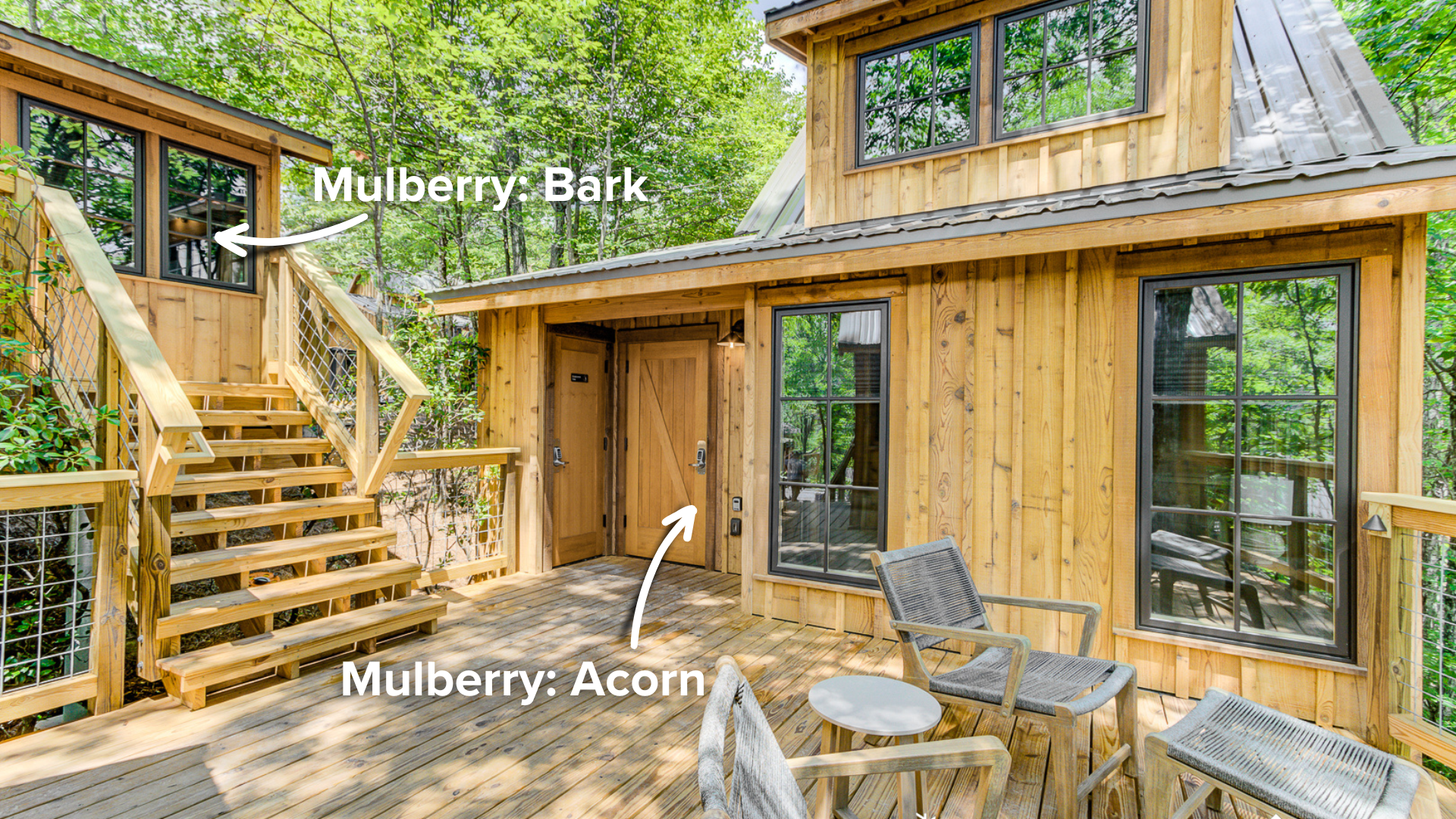 The Mulberry Treehouse Pods